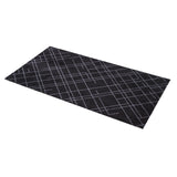 FLOOR MAT 67 x 120 cm - LINES/BLACK GREY