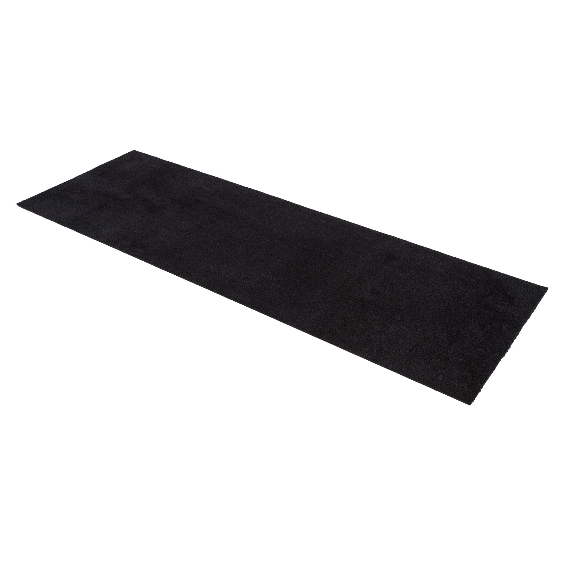 TÆPPE/MÅTTE 67 x 200 cm - UNICOLOR sort