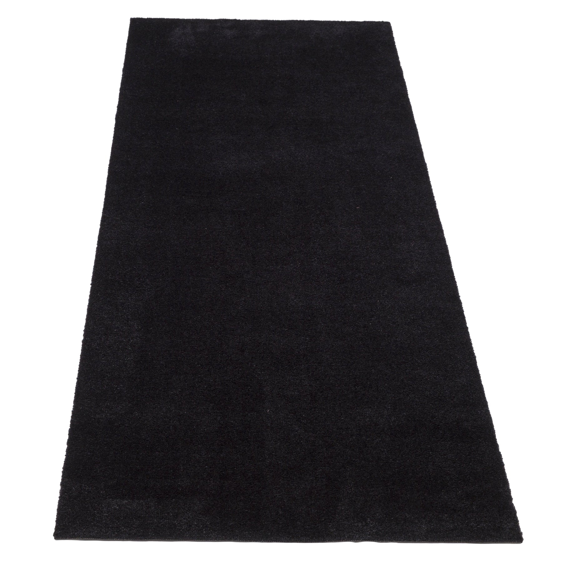 TÆPPE/MÅTTE 67 x 200 cm - UNICOLOR sort