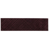 FLOOR MAT 67 x 250 CM - LINES/BORDEAUX