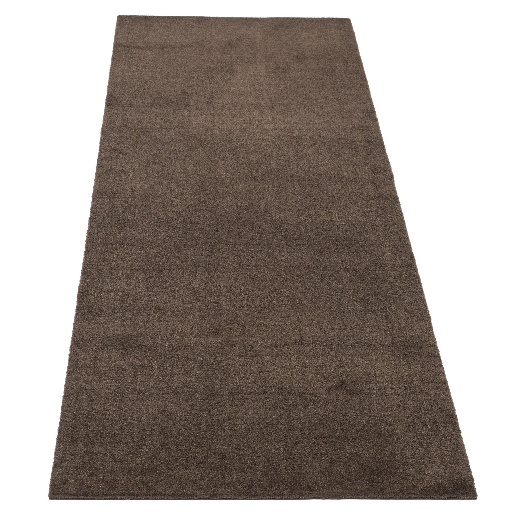 TÆPPE/MÅTTE 90 x 200 cm - UNICOLOR brun