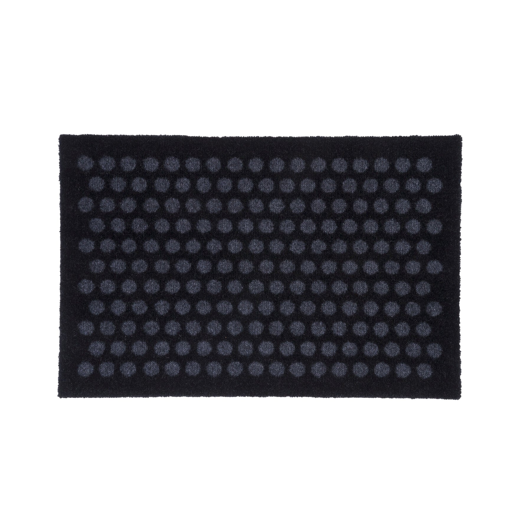 GULVMÅTTE 40 x 60 cm - DOT SORT/GRÅ