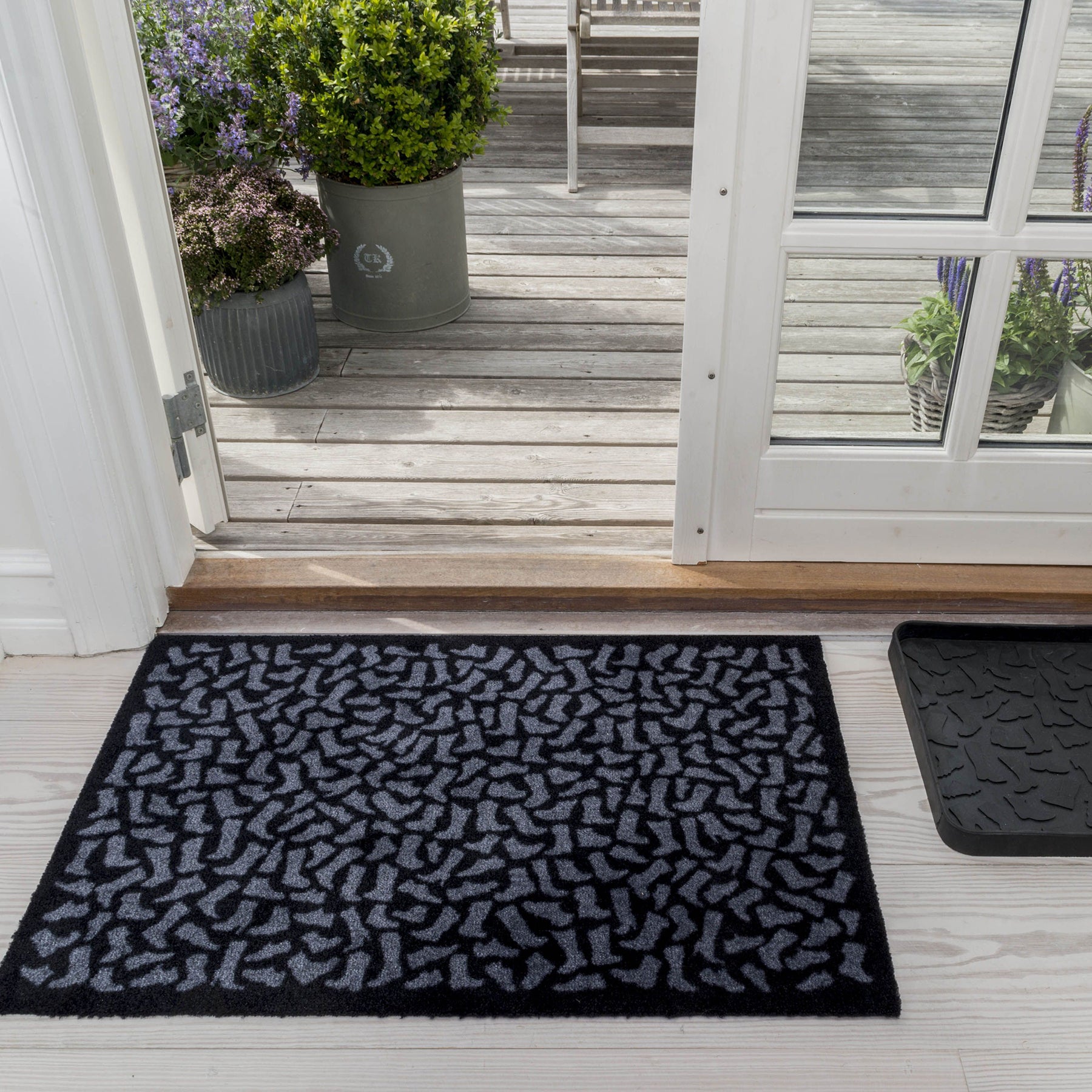 50% - GULVMÅTTE 60 X 90 CM - FOOTWEAR/BLACK GREY