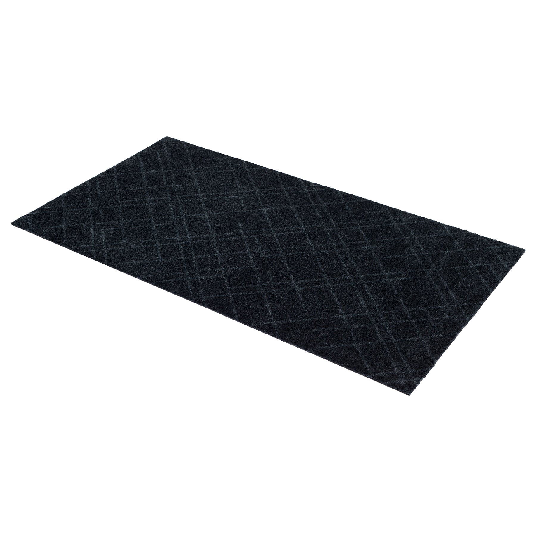 50% - GULVMÅTTE 67 x 120 CM - LINES DARK GREY