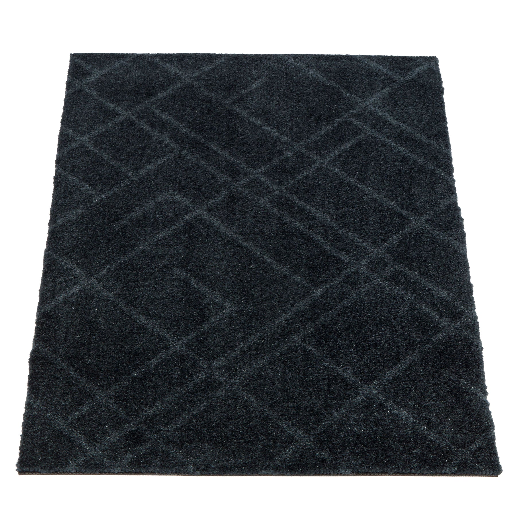 50% - GULVMÅTTE 40 x 60 cm - LINES DARK GREY