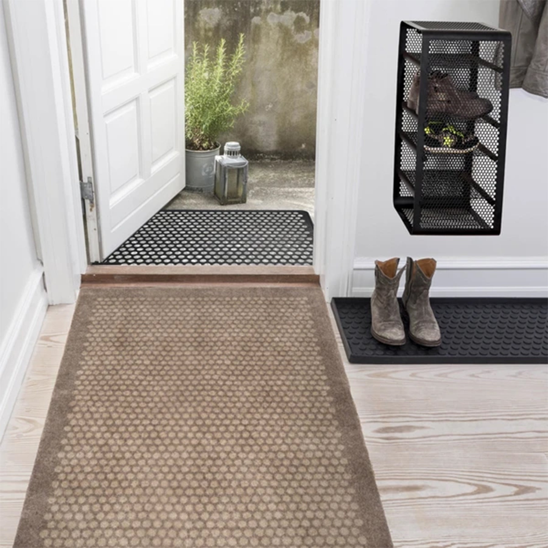 GULVMÅTTE 90 x 200 CM - DOT SAND